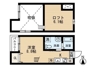 KAHALE志賀の物件間取画像